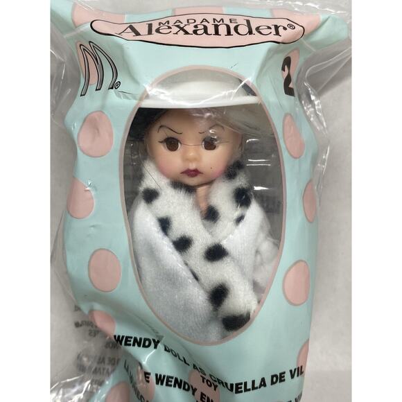 McDonalds 2004 Madame Alexander Wendy as Walt Disney's Cruella De Vil Doll #2 - Picture 1 of 4